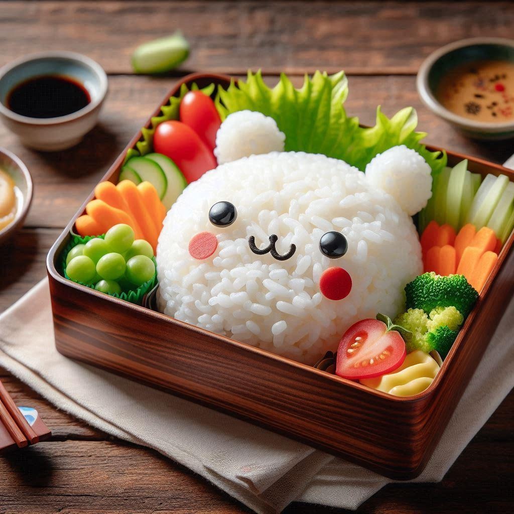 シンプルな弁当…？