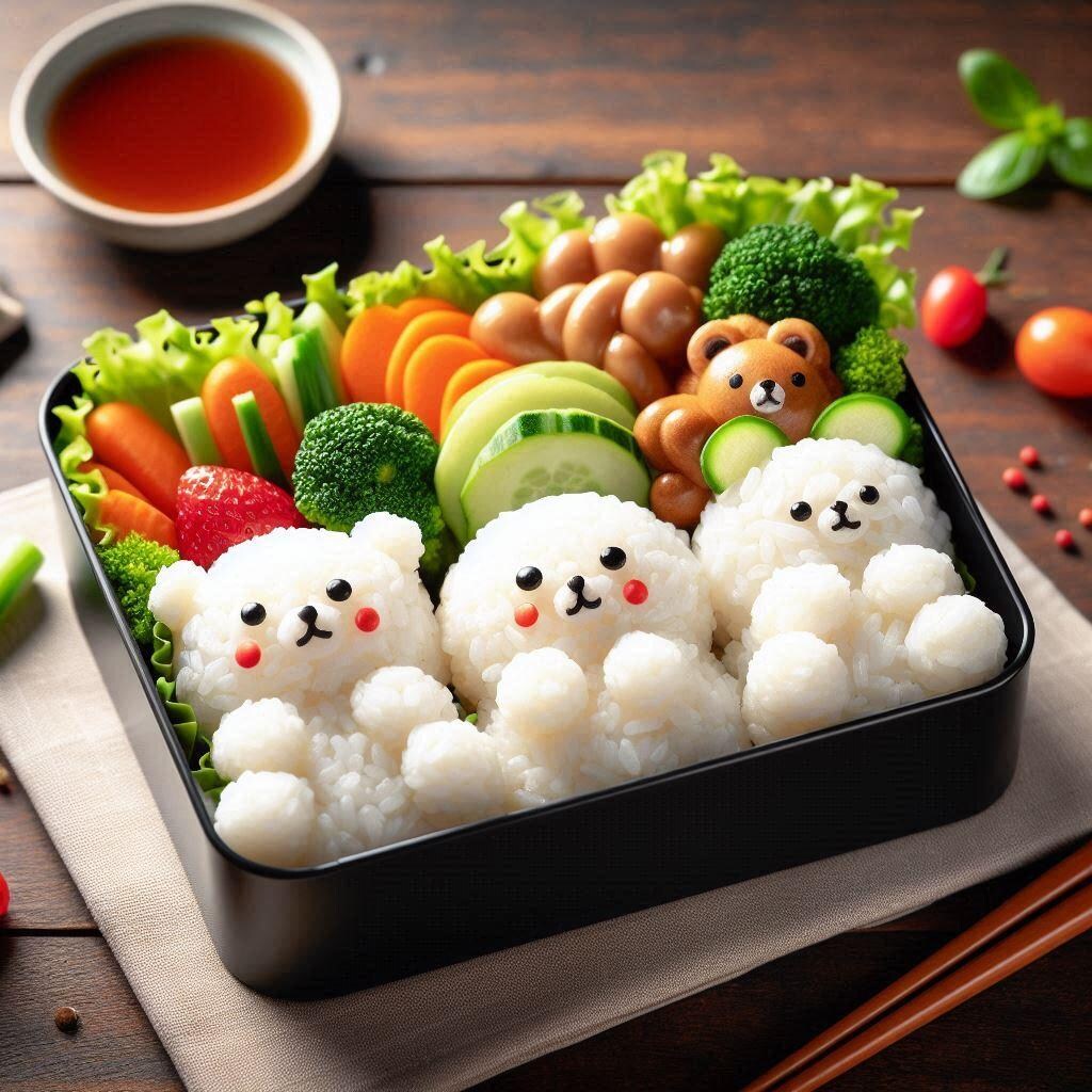 シンプルな弁当…？