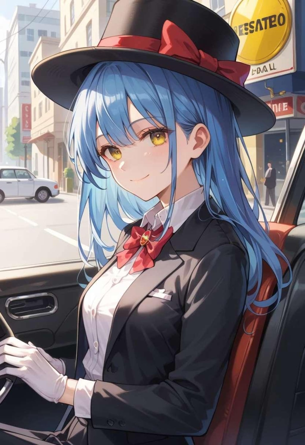 タキシード女子とドライブデート