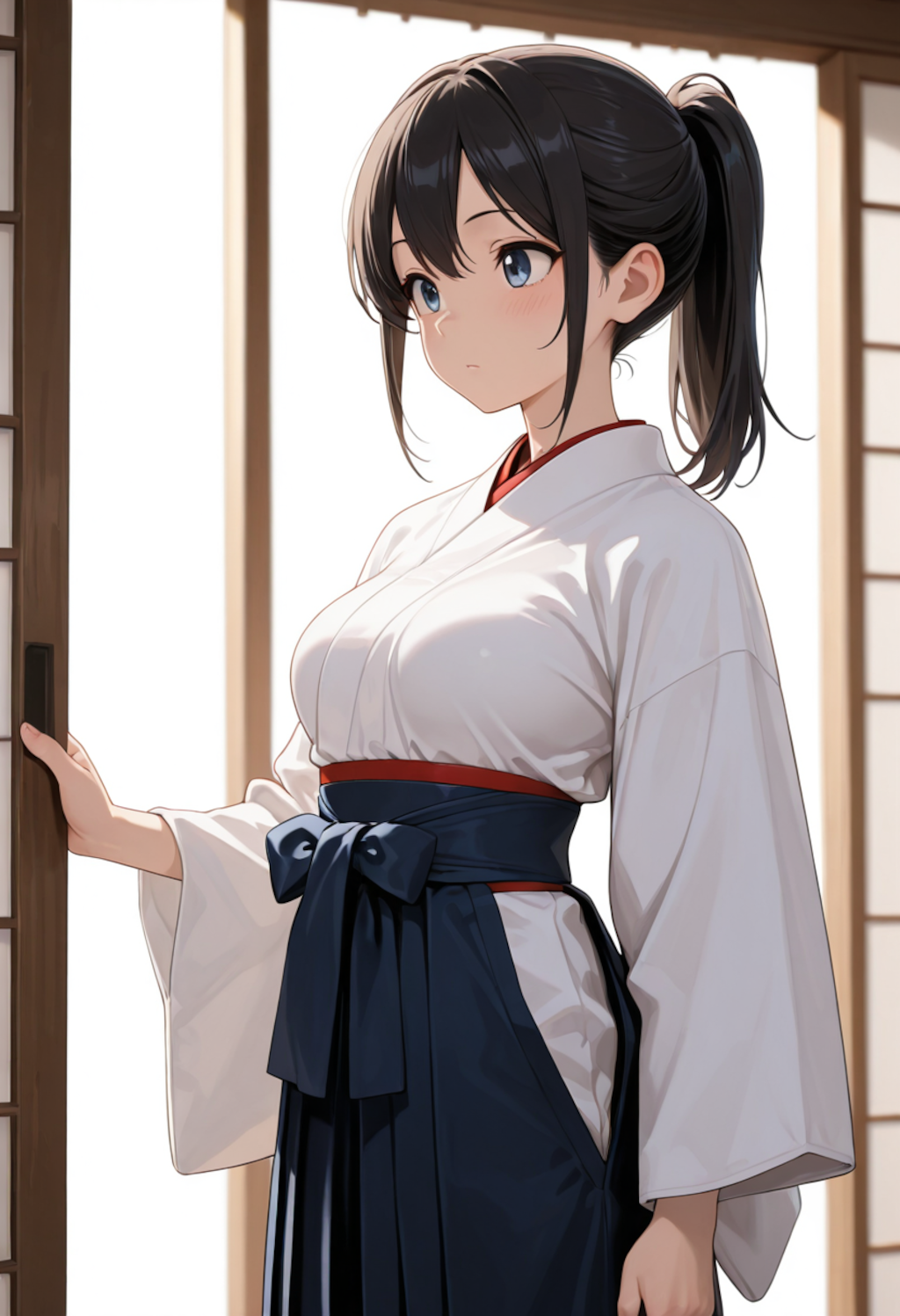 陽だまりの和装少女