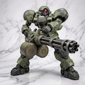 AIガチャ戦機 少数生産機＋重ガトリング（習作）　三面図経由フィギア 9枚目