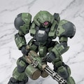 AIガチャ戦機 少数生産機＋重ガトリング（習作）　三面図経由フィギア 10枚目