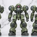 AIガチャ戦機 少数生産機＋重ガトリング（習作）　三面図経由フィギア 3枚目