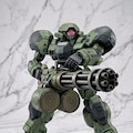 AIガチャ戦機 少数生産機＋重ガトリング（習作）　三面図経由フィギア 5枚目