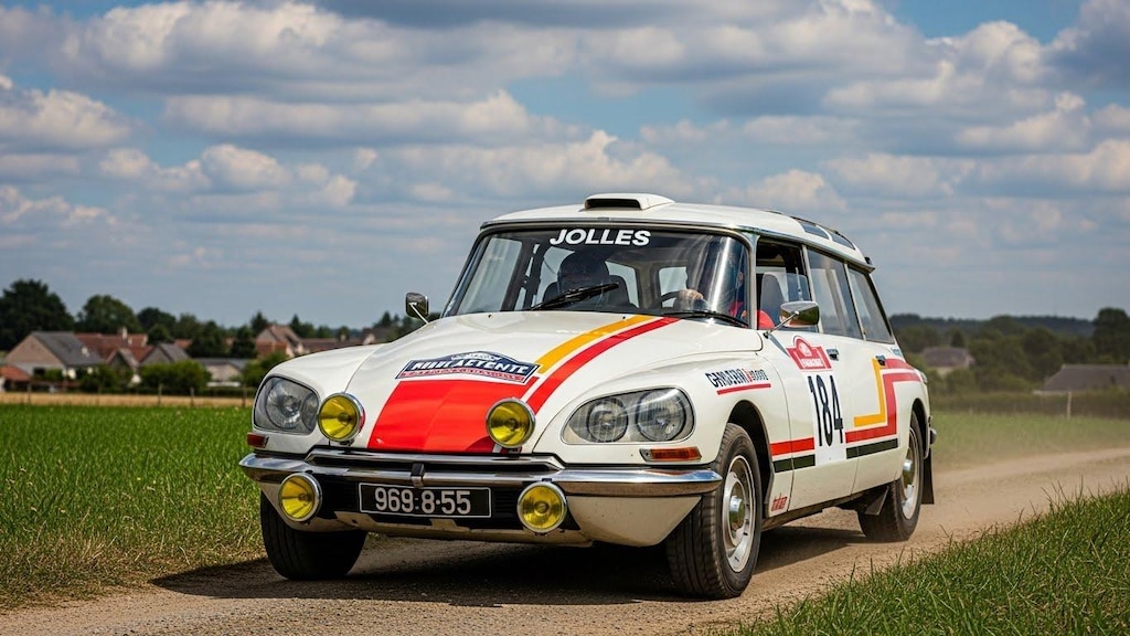 シトロエンワゴンラリーカー