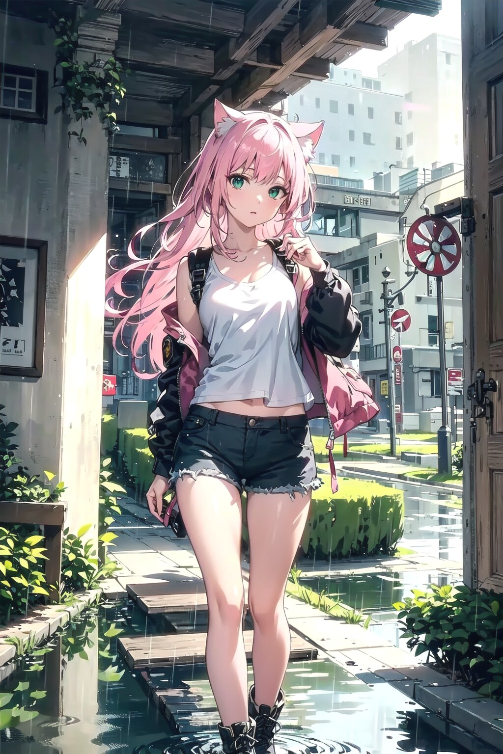 今日は雨かぁ🐱💧