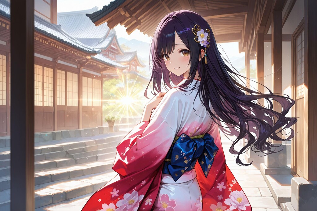 異世界の女神さま（クシナダヒメさん　関西旅行中）