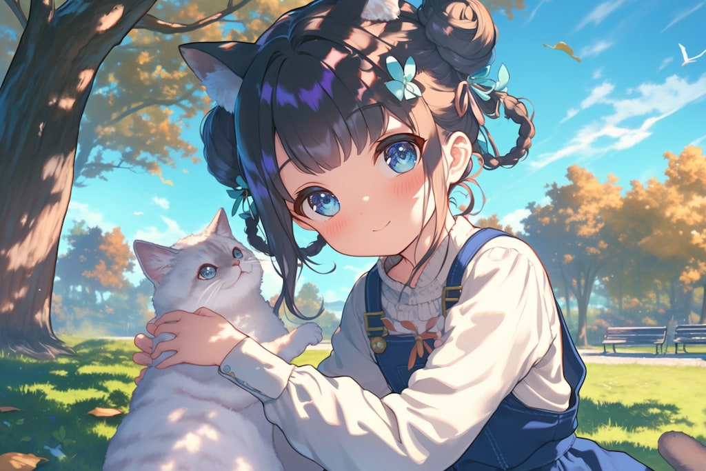 猫🐈とおだんごちゃん🍡✨227