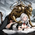 メイドさん、スチームパンクな白昼夢 2枚目