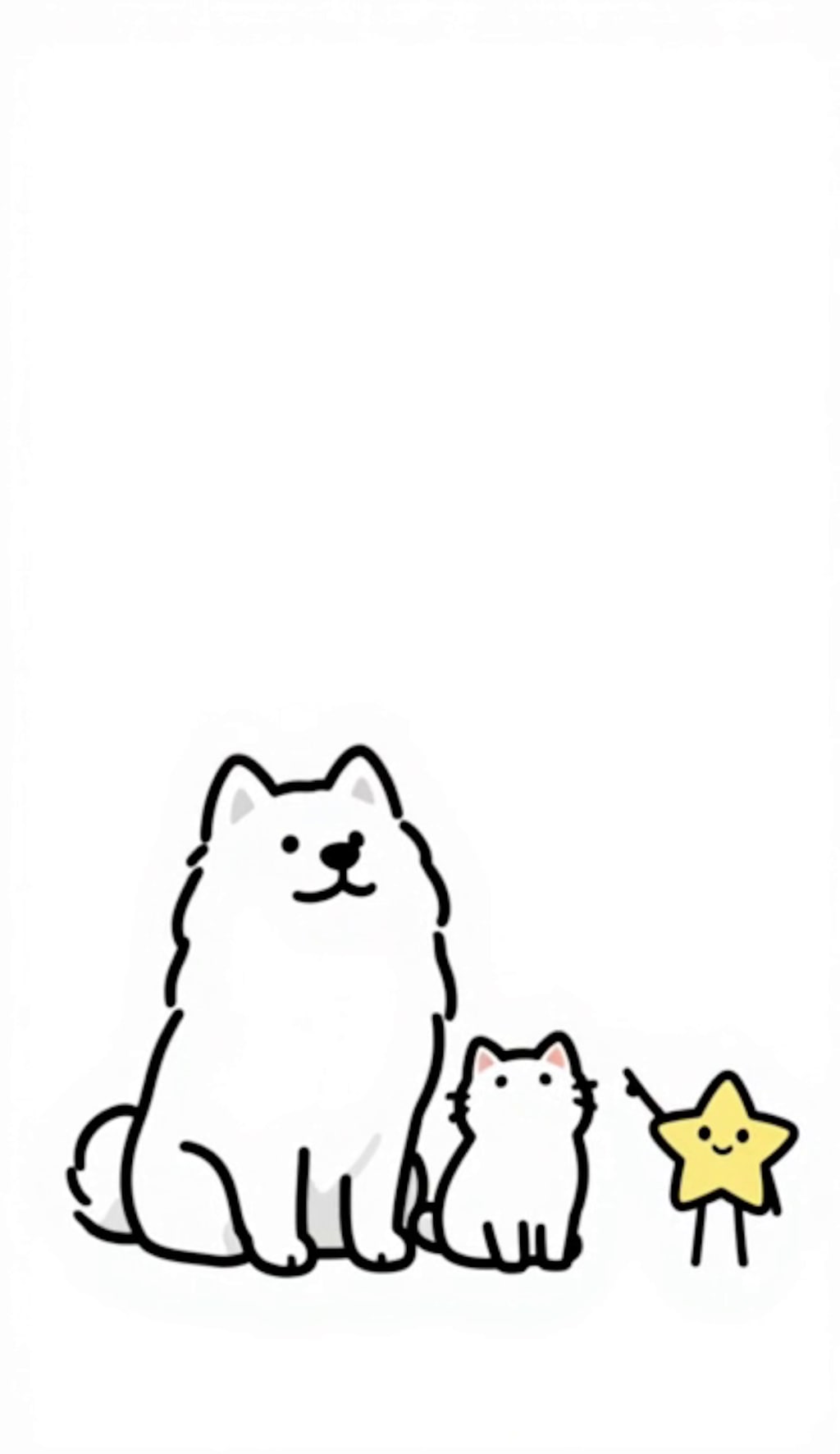 サモエドんと子猫さんと星くず君　だから、僕はあそこから来たんだよ！