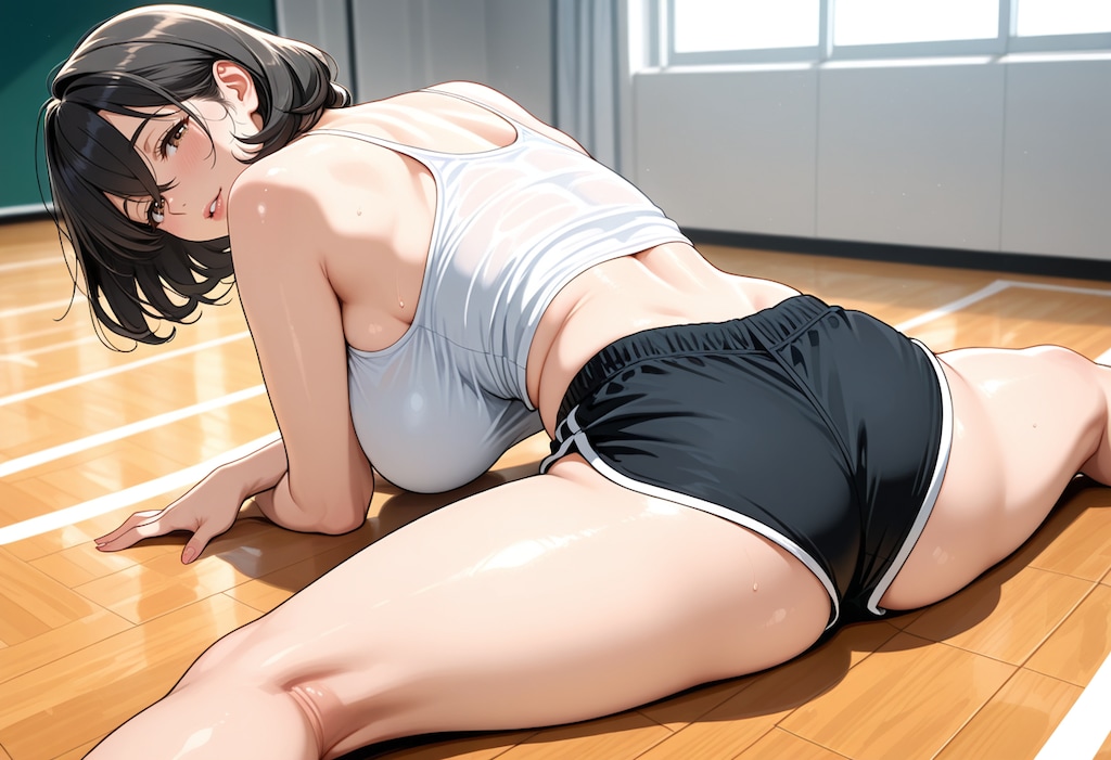 熟女の開脚