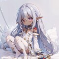 ゆるふわダークエルフちゃんのお部屋訪問 2枚目