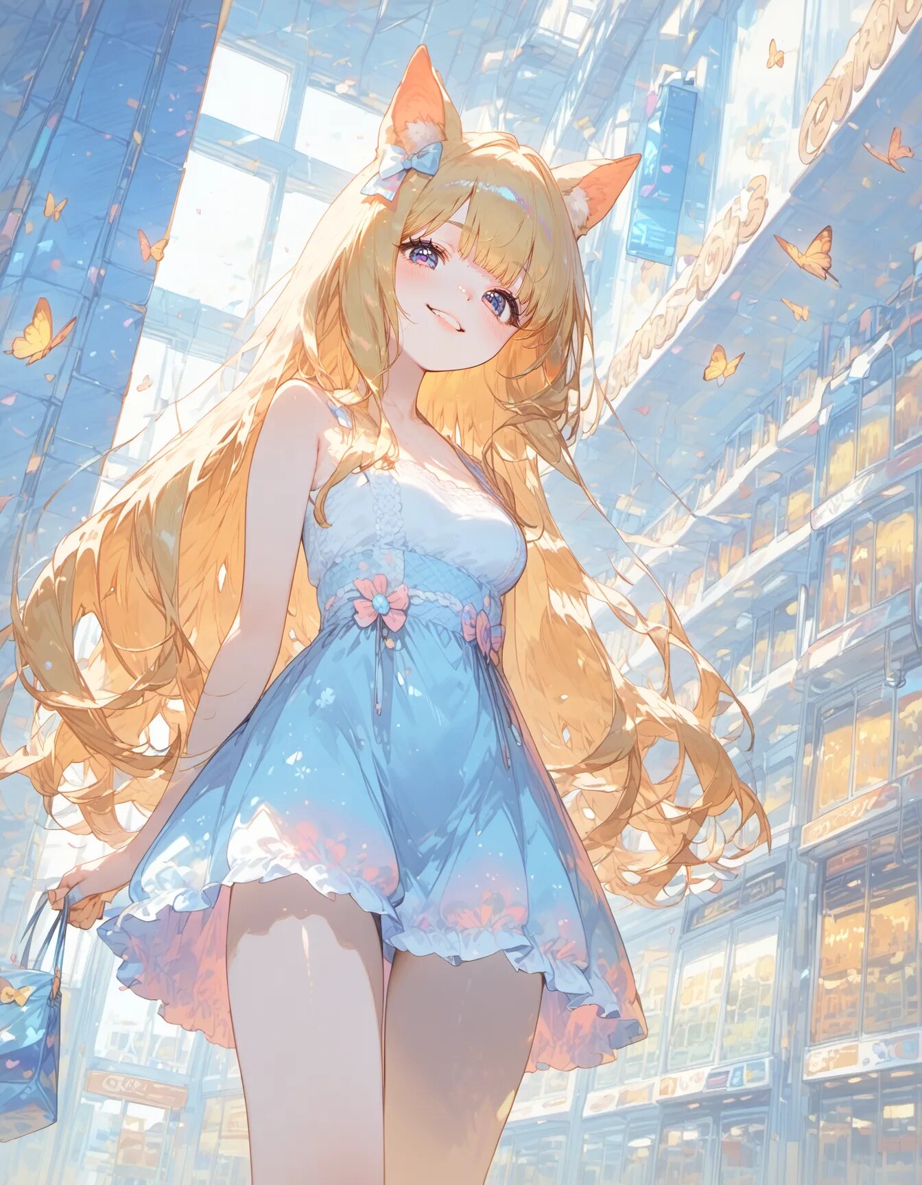 Sky Dress Siren | の人気AIイラスト・グラビア