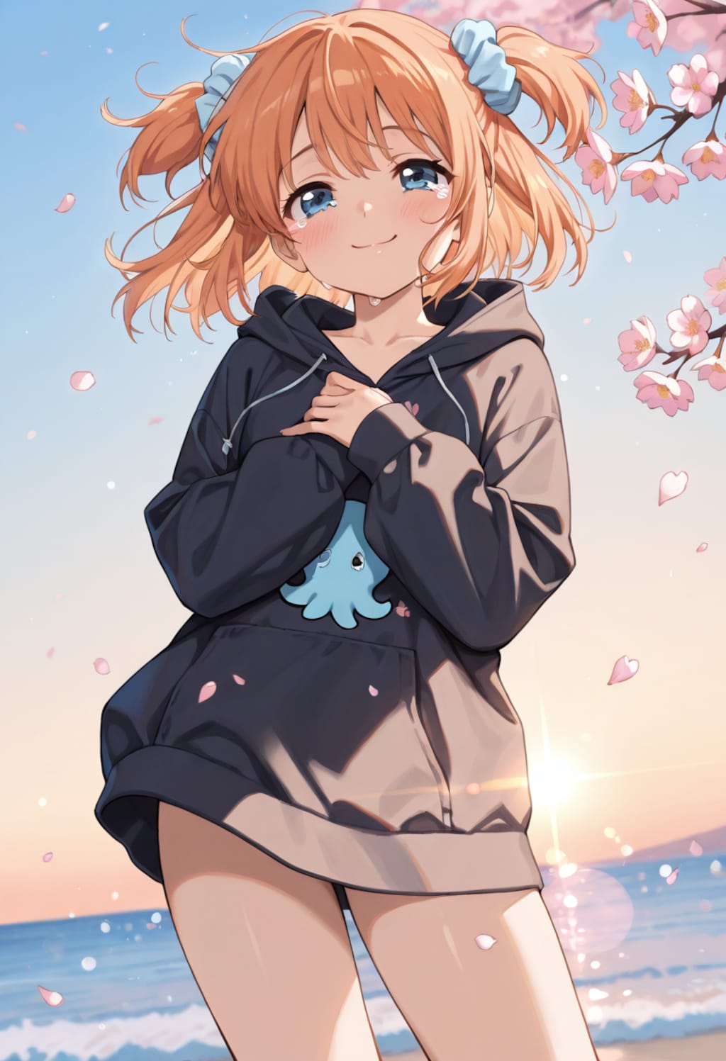 めんちゃん 桜と海と涙