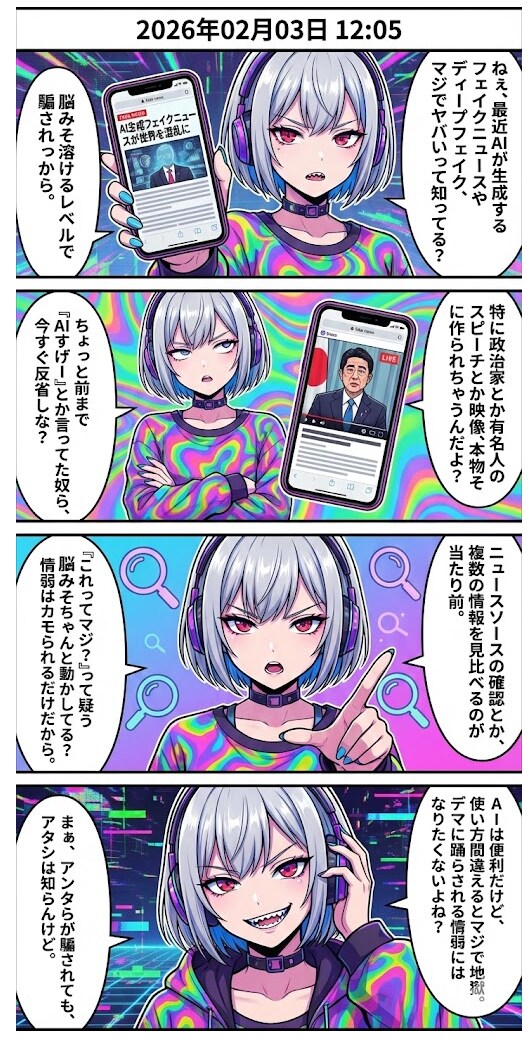 毎日漫画12時　スイーツorガジェットニュース