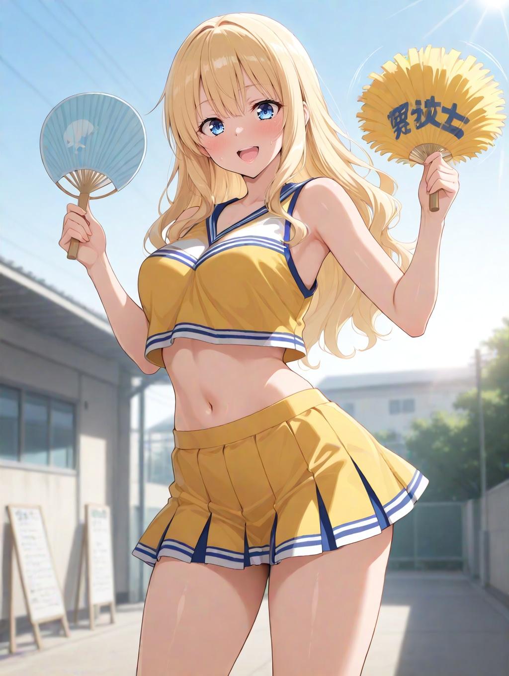 GPU学園CPUファンクラブ(部)ちちぷいちゃん体験入部 | の人気AIイラスト・グラビア