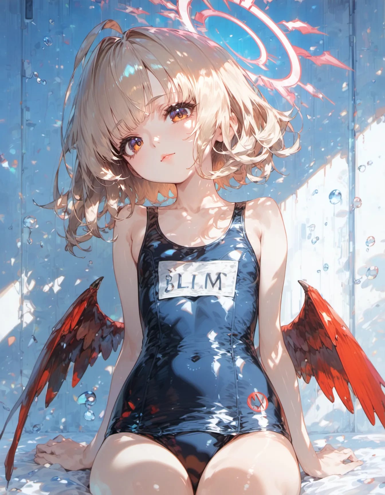 Halo in Blue Silence
