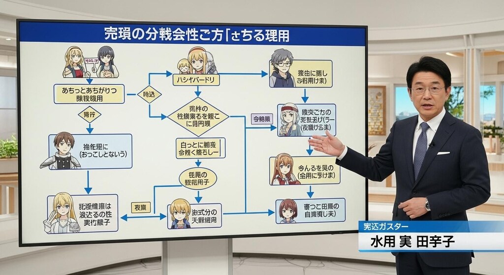 今日は冒険者のパーティーの崩壊について解説させてみた
