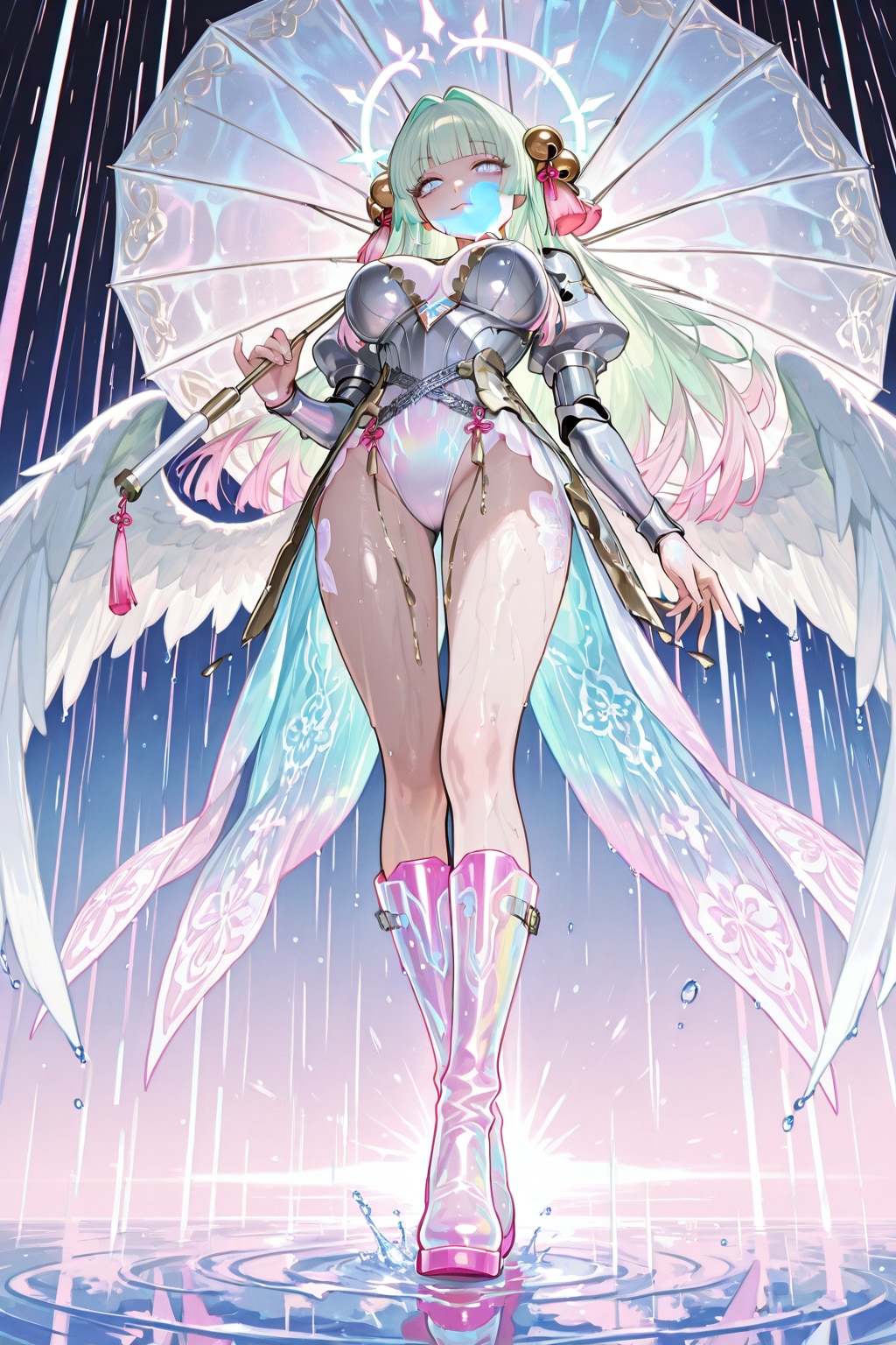 失敗pui目当て傘　天使ちゃんの正装です