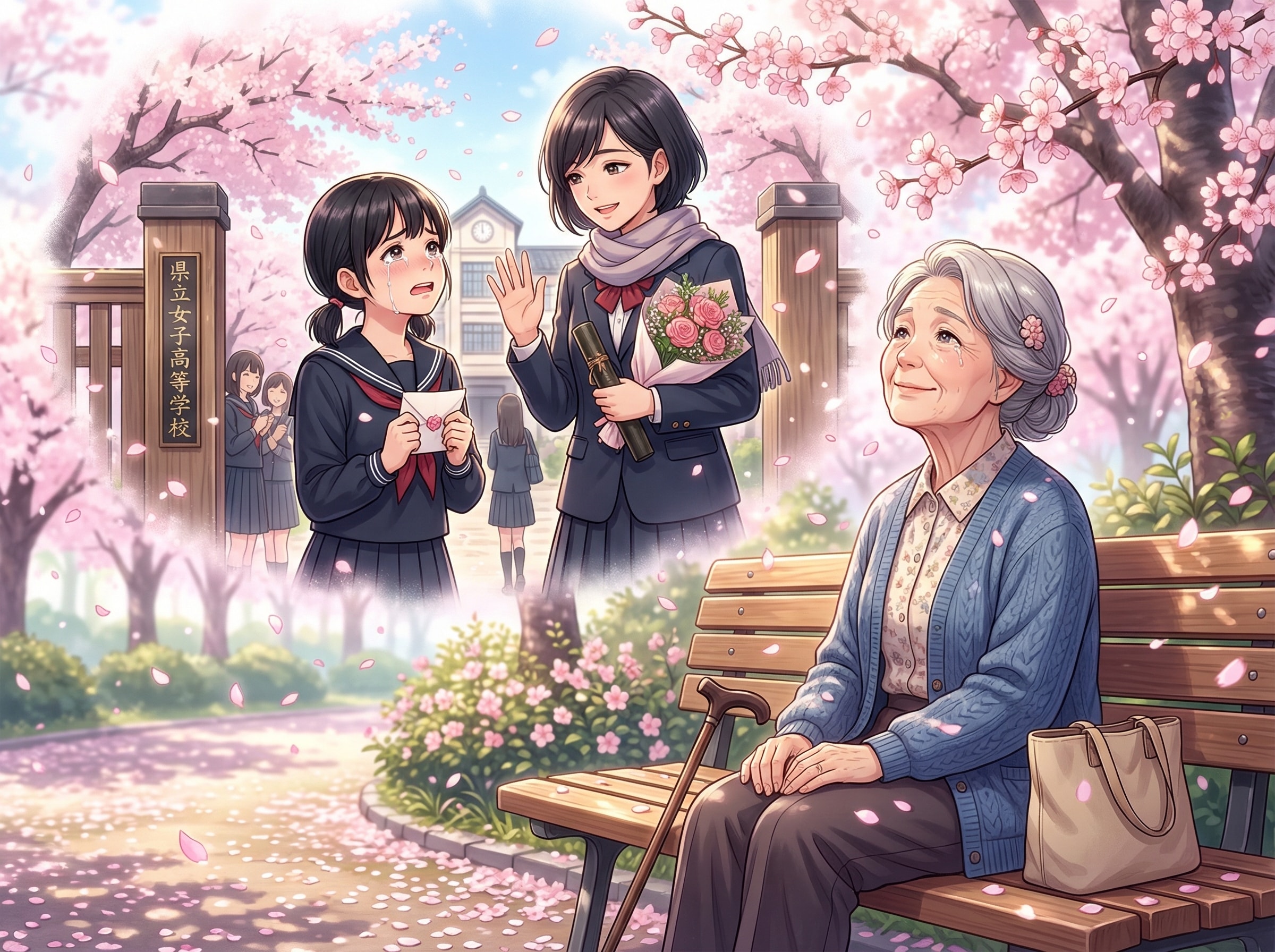 桜の季節になると思い出す | の人気AIイラスト・グラビア