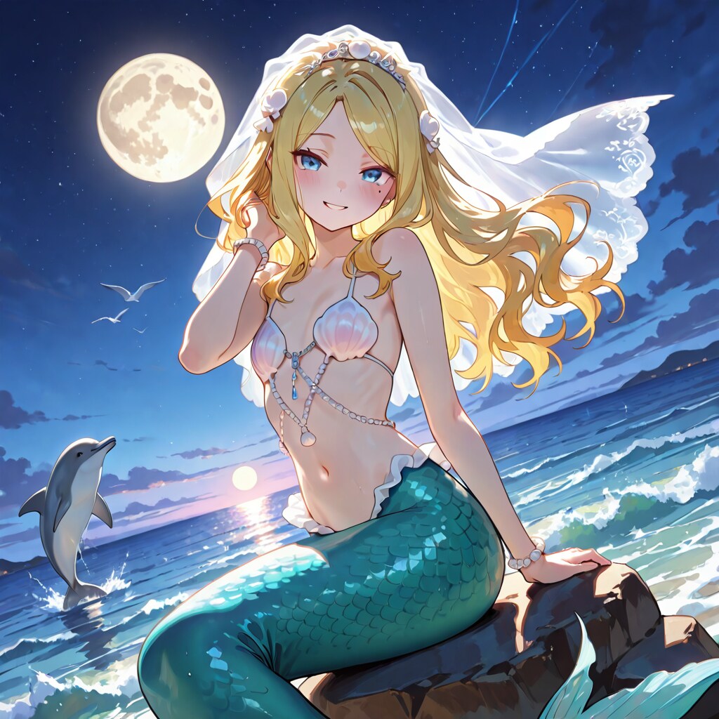 ６月の水着花嫁[人魚①]