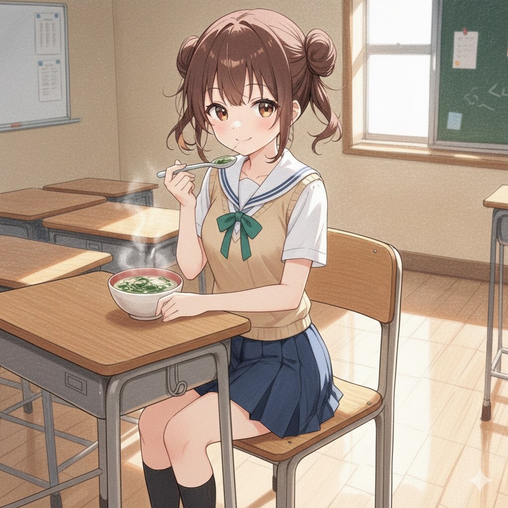 【ふかめちゃん】増えるワカメを入れたスープを飲んだら自らが増えて驚く、ふかめちゃん！そして夢の無想転生やってみた！