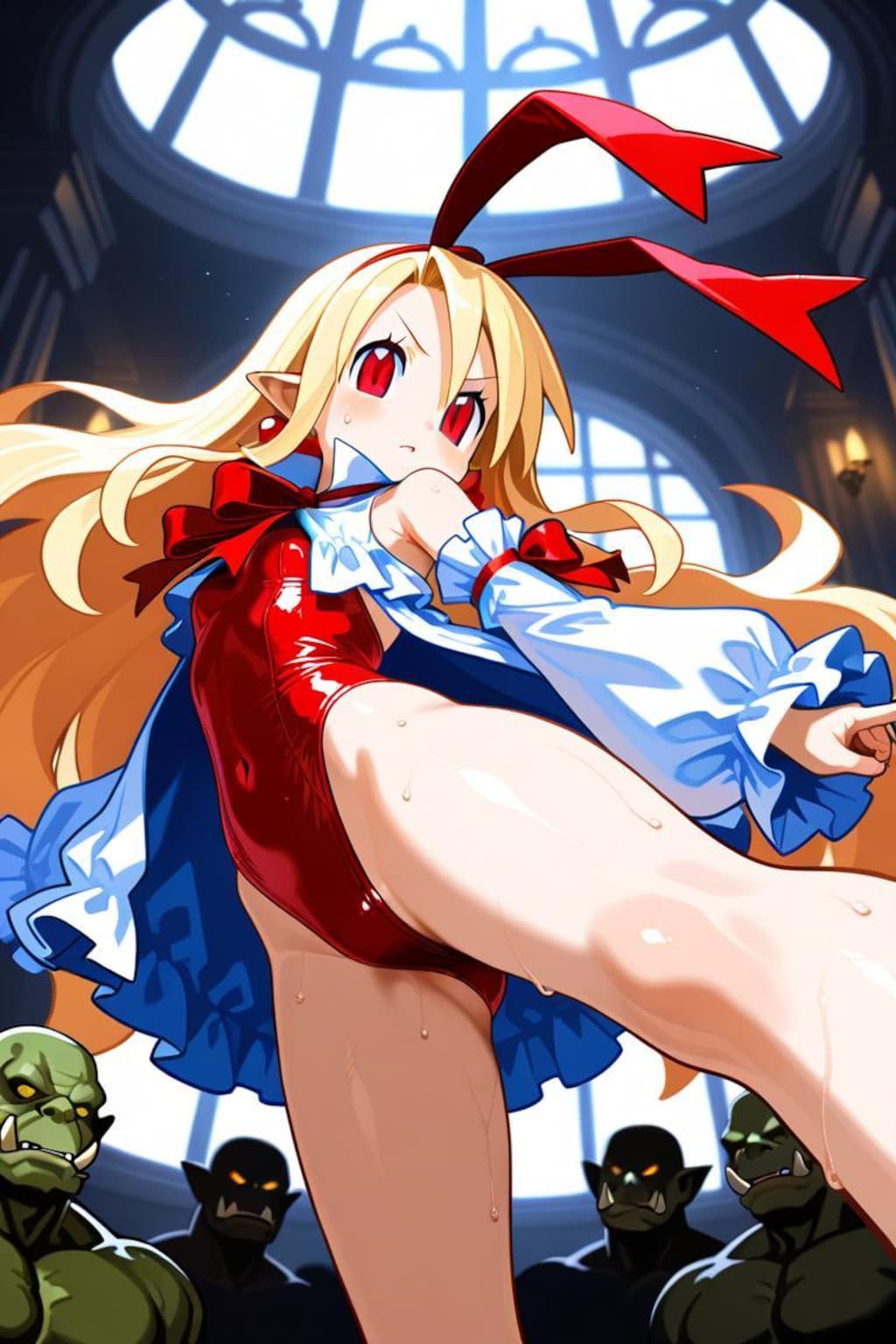 魔界戦記ディスガイア　堕天使フロン　キック