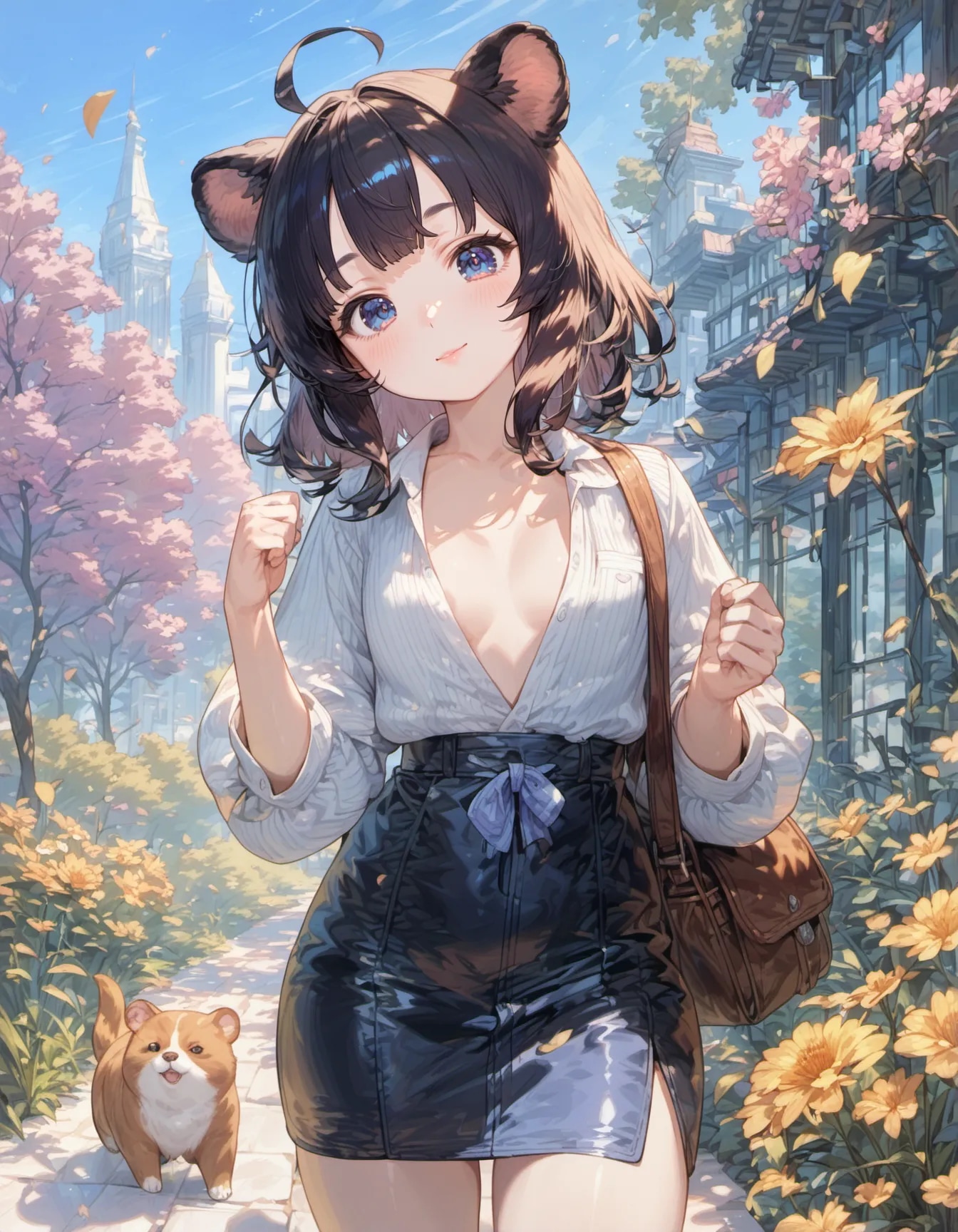 Spring Path of the Little Beast Girl