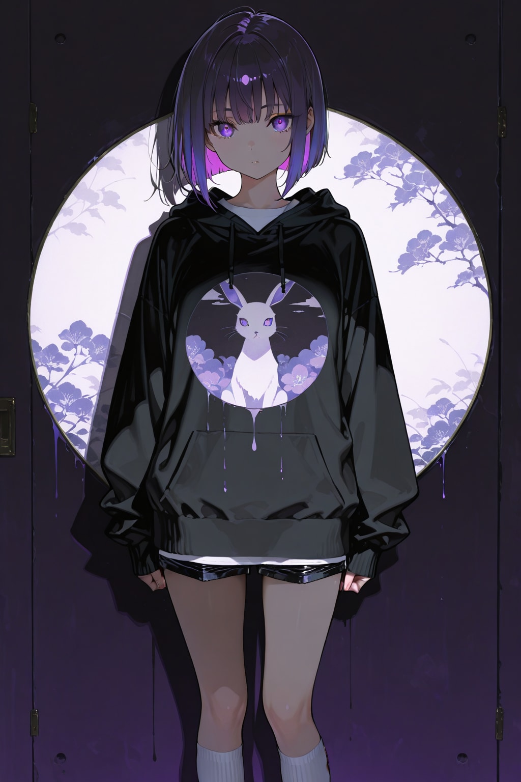 紫色が似合う女の子98