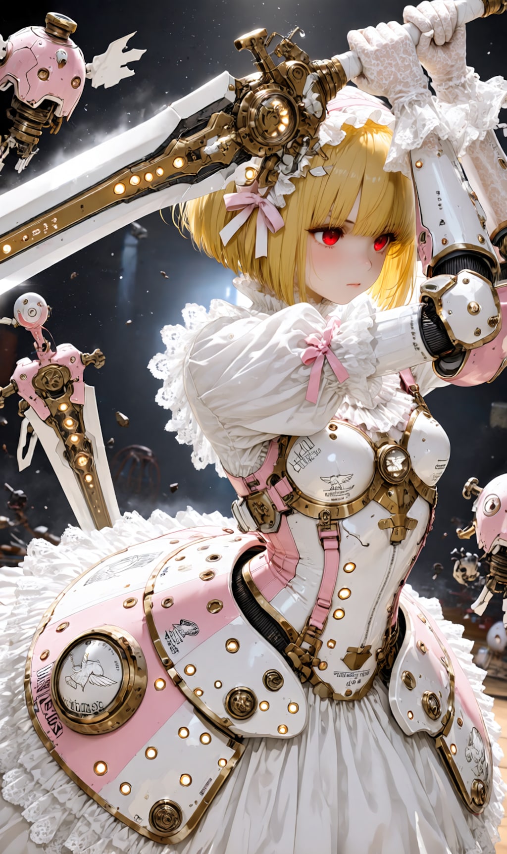 Armored Maid pink