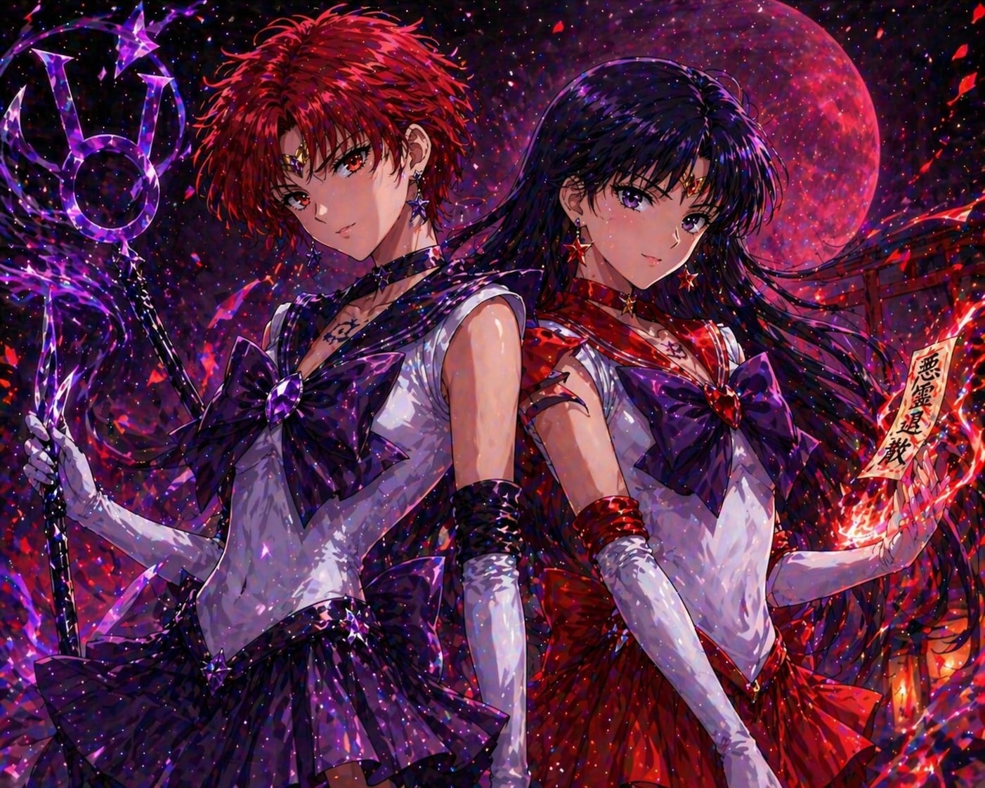 美少女戦士セーラーサターンアヤ第2話 | の人気AIイラスト・グラビア