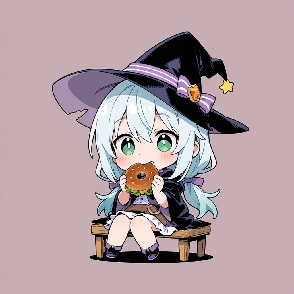🥯ベーグルサンドと魔女