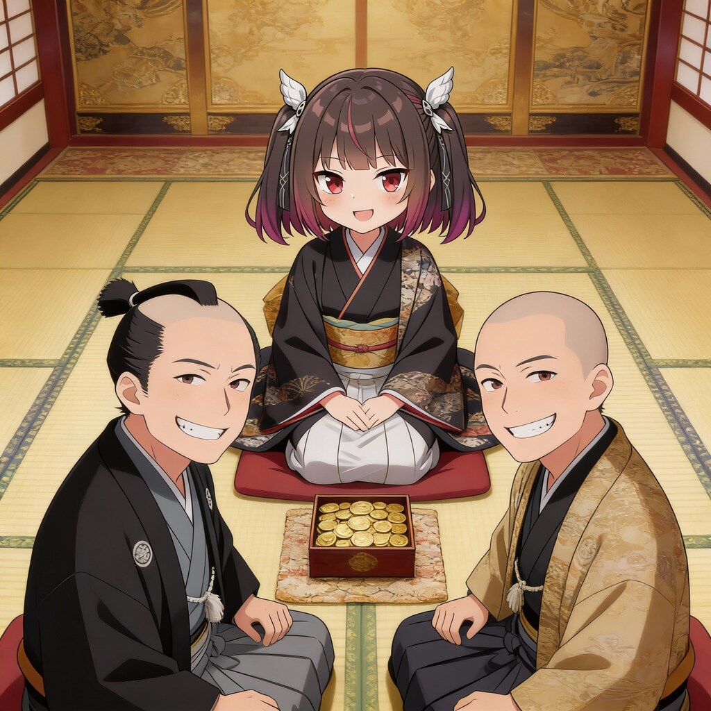 時代劇の悪役で出演したミテルちゃん