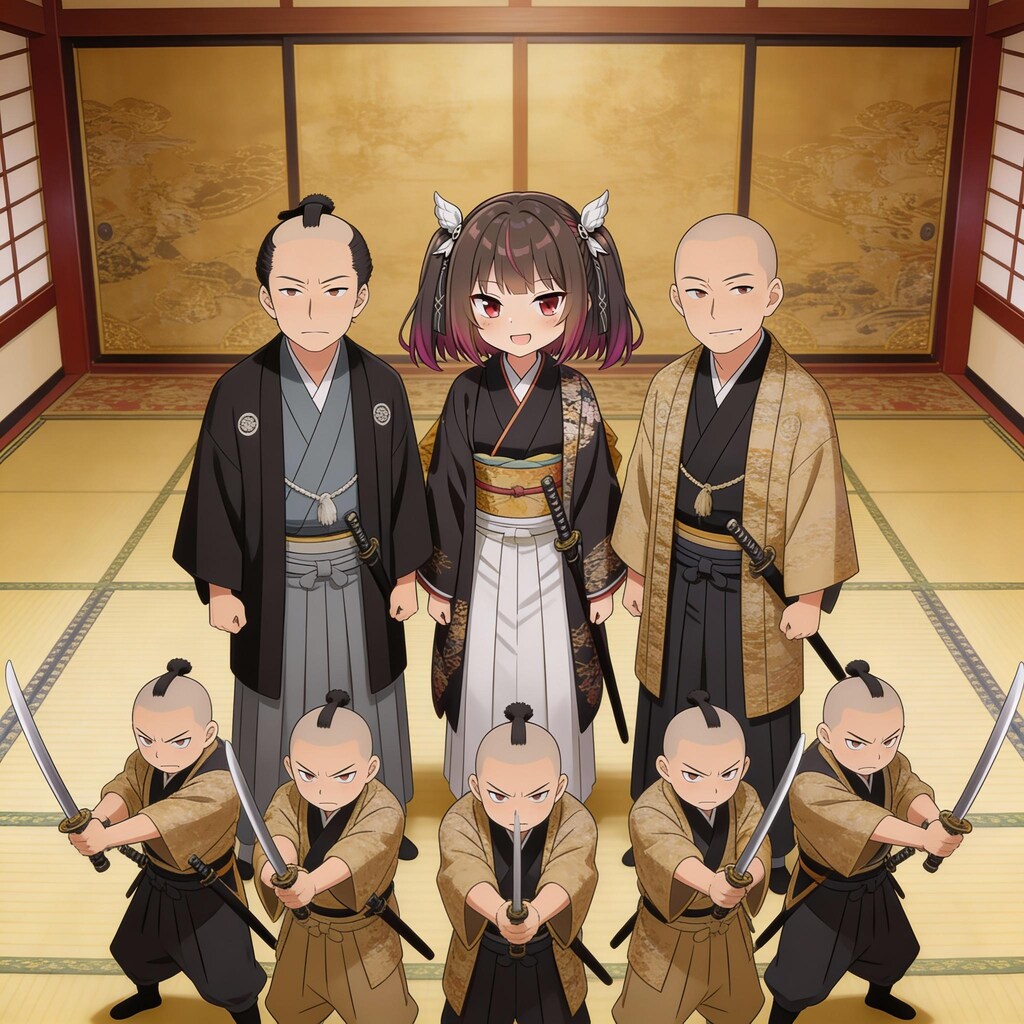 時代劇の悪役で出演したミテルちゃん