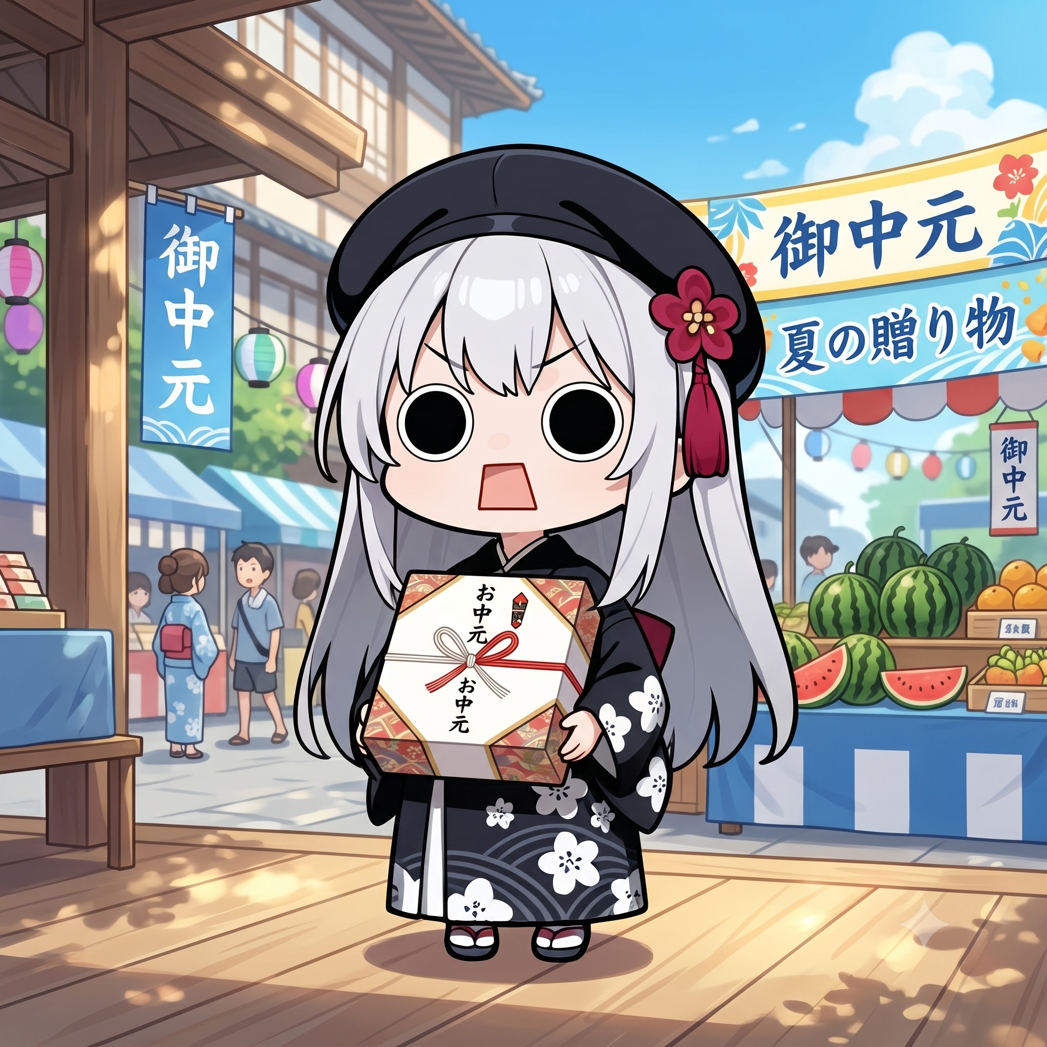 御中元えらいこっちゃ嬢