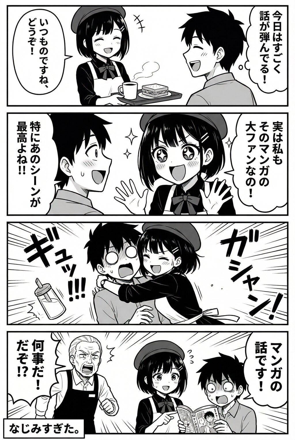 妹ちゃんカフェをマンガにしてみた✨
