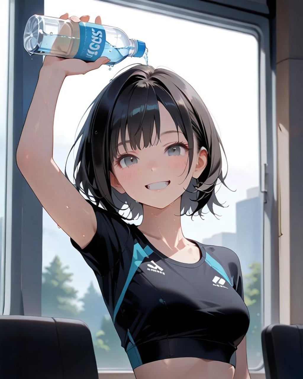 夏の水分補給？室内では止めて