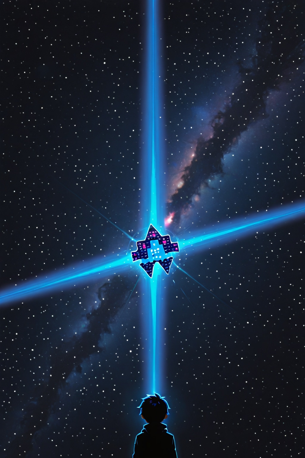 星空に現れた何か