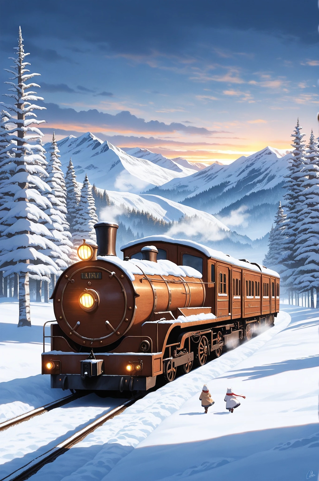 列車の旅路(雪国編)