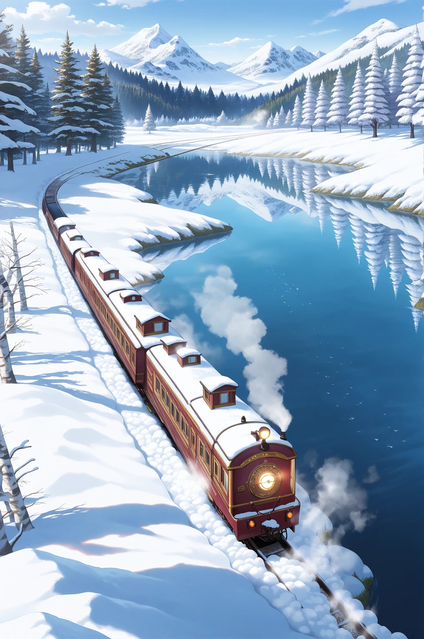 列車の旅路(雪国編) | の人気AIイラスト・グラビア