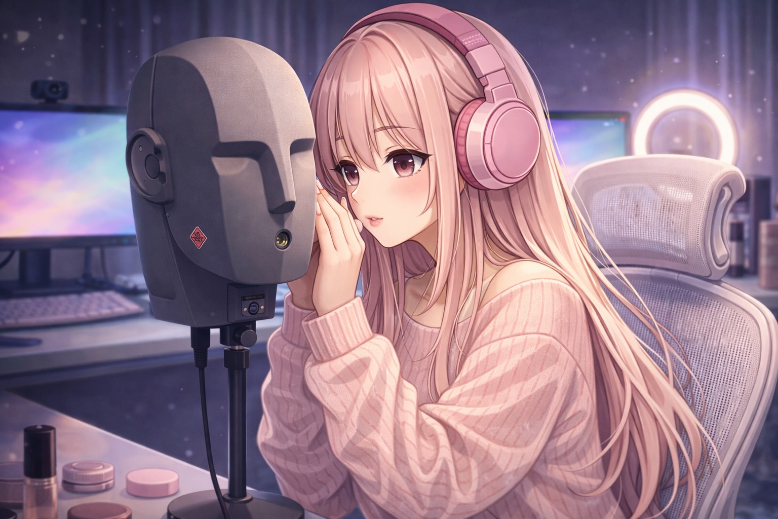 吐息一つ分の距離で | の人気AIイラスト・グラビア