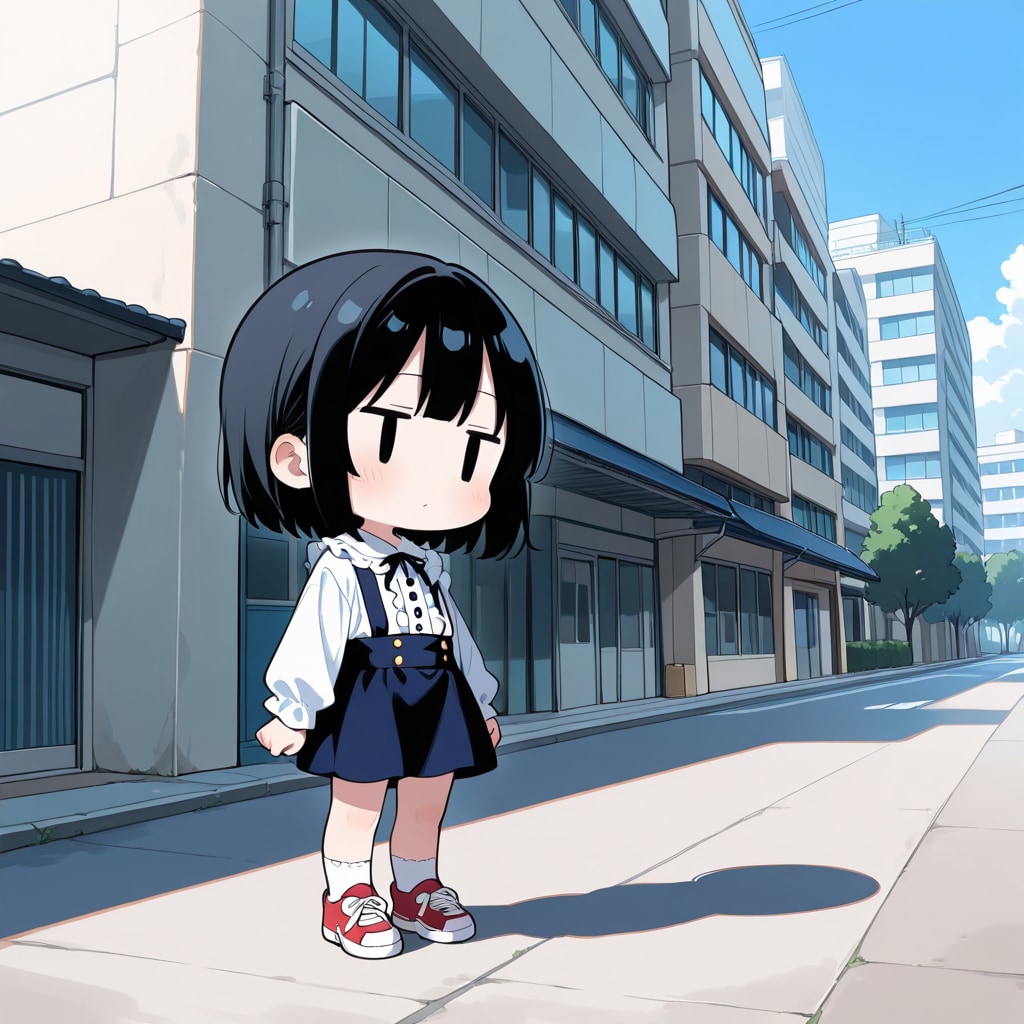 日陰を探す