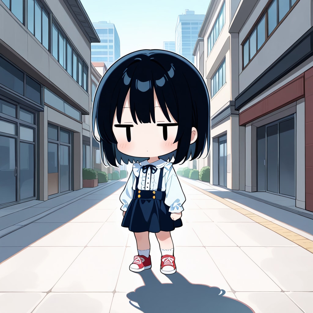 日陰を探す