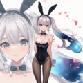 黒バニーエルフ 3枚目