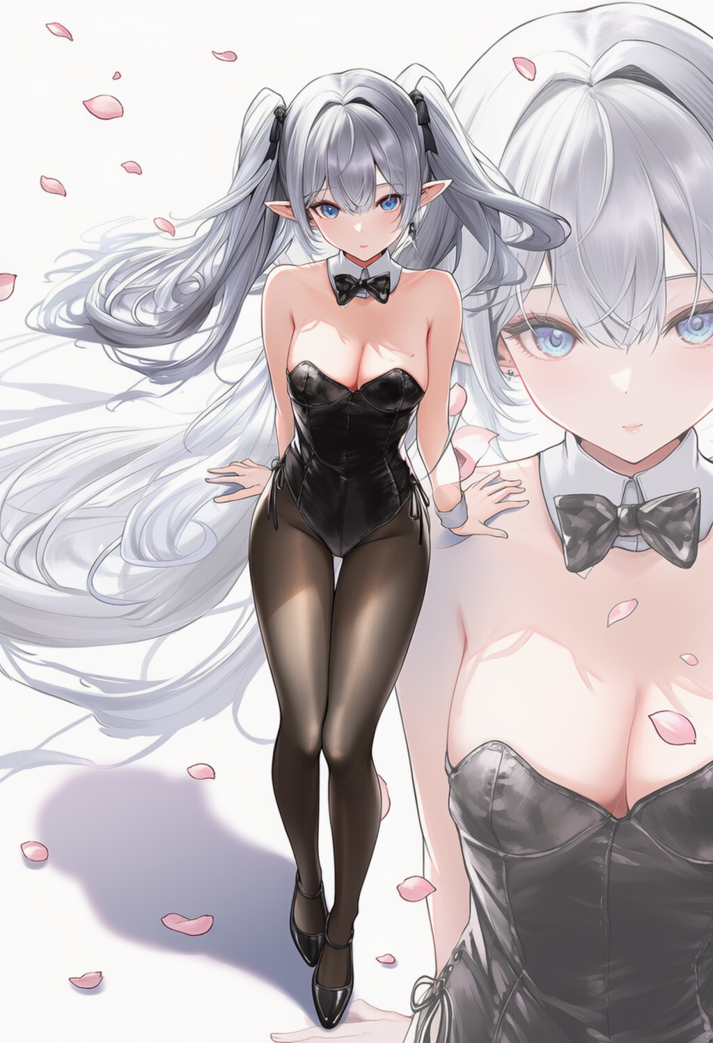 黒バニーエルフ