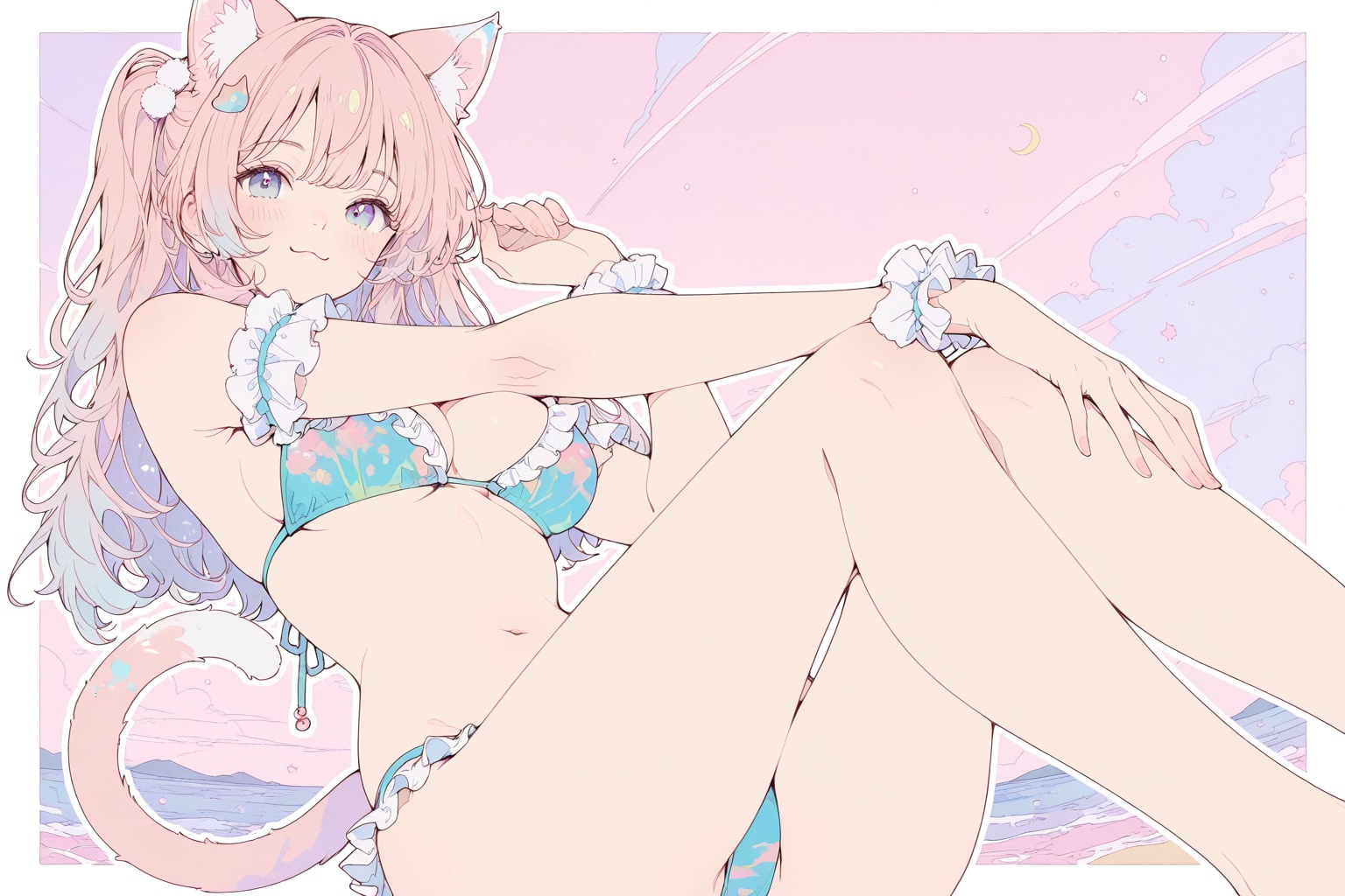夏の黄昏キャット