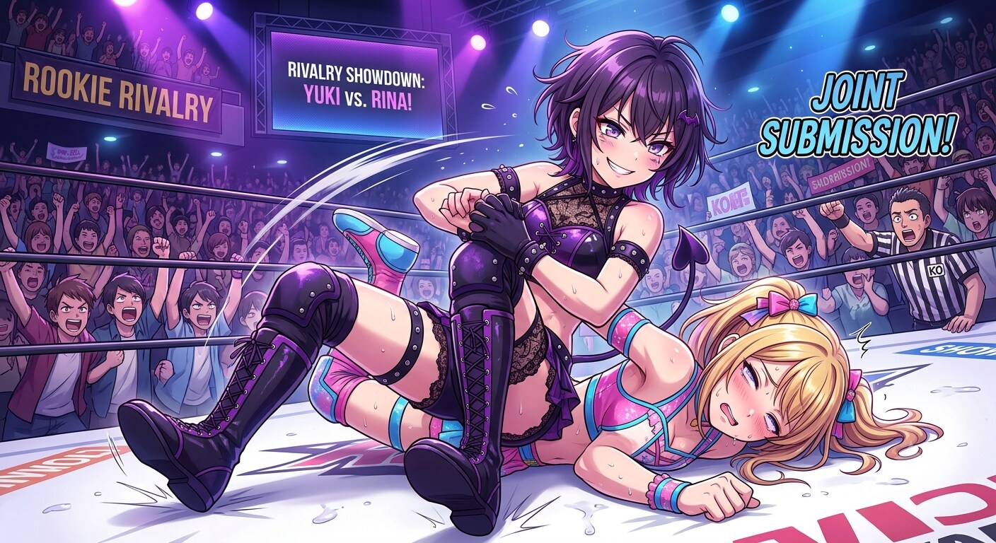どっちもかわかわヒールとアイドルレスラーちゃん