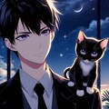 子猫と、黒髪短髪男性★その1-1(12枚) 9枚目