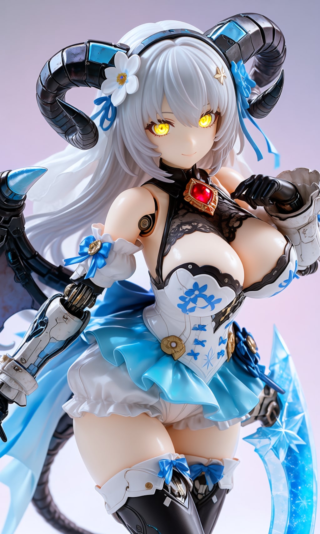 異世界制服少女達　悪魔付きの魔法少女　アクリルドールフィギュア