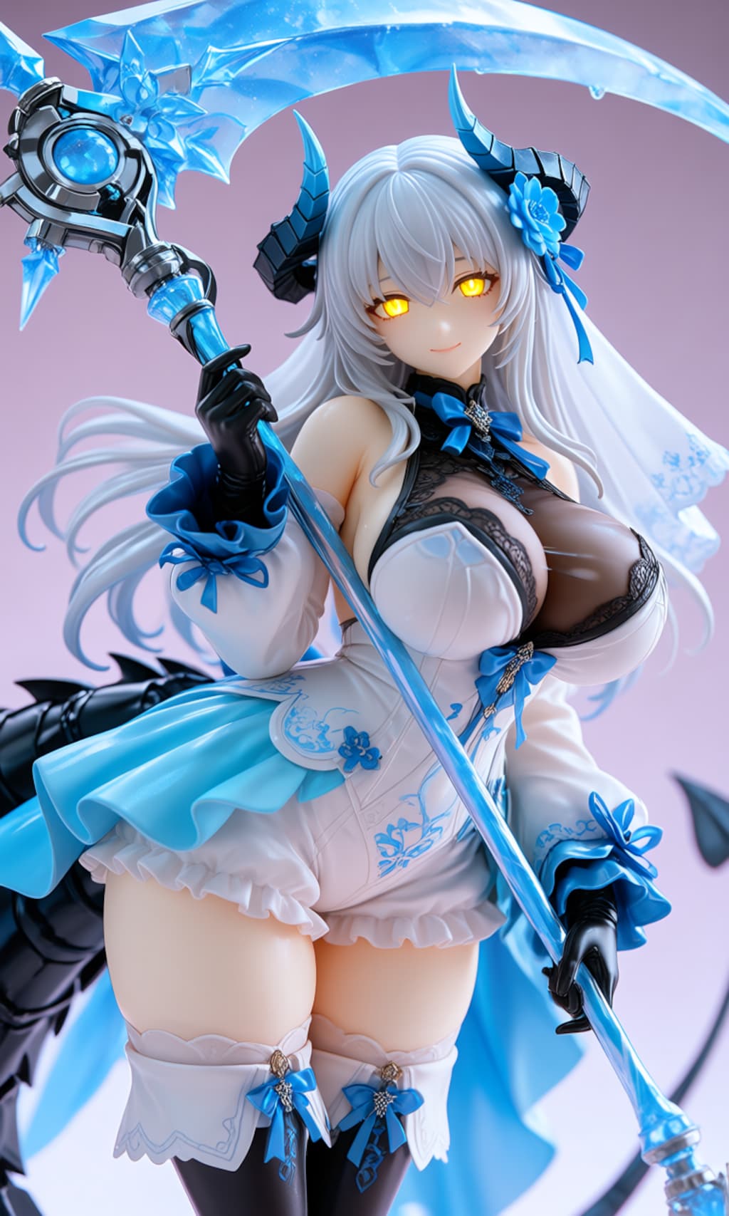 異世界制服少女達　悪魔付きの魔法少女　アクリルドールフィギュア
